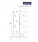 Balama 100*70-B-Steel-BLM-L negru dreapta